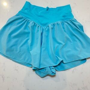 Vibrant Blue Athletic Shorts for Women